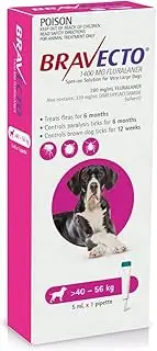 BRAVECTO DOG SPOT ON 1400MG PINK >40-56KG