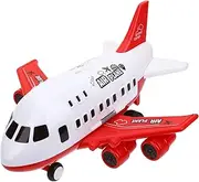 ibasenice Learning Airplane Inertial Aircraft Model for Engaging Manual Moving Plane for Indoor Outdoor Play for Imagination Development