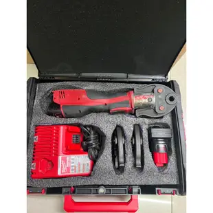 二手 Milwaukee 2473充電式水管壓接 米沃奇 12v (型號 2473-20 ) ~ 單主機 米沃奇 壓接機