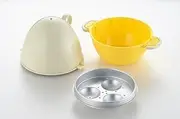 Japanese Egg Cooking Box - Easy Microwave Egg Cooker (Made in Japan) - Perfectly Cooked Eggs in Just 7 Minutes