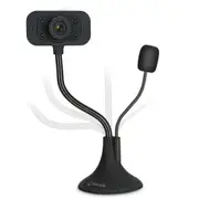 Bonelk 1080p USB Desktop Webcam, Flexible Neck, Black - ELK-63023-R