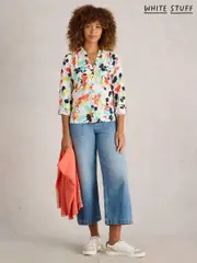 White Stuff White Annie Jersey 100% Cotton Shirt (F13814) | $104