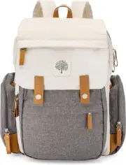 Parker Baby Diaper Backpack - Large Diaper Bag with Insulated Pockets, Stroll...