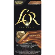 L'OR Espresso Colombia Intensity 8 Coffee Pods 10 pack