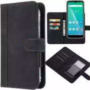 FREE EXP. Telstra T-Pro/ZTE Blade A52/A52Pro Leather Wallet Movable Clip Case