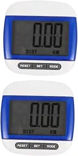 GANAZONO 2pcs Pedometer Walking Tracker Calorie Counter -Resistant Counter Watch Professional Step Counter Sports Accessory Walk Supply Blue