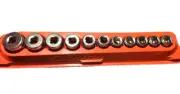 New Snap-on™ 11pc 3/8" Drive SAE 12pt Chrome Shallow Socket Set 211FY