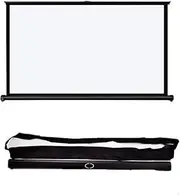 GPVPFLBLMH 30 40 50 Inch Portable Tabletop Projector Screen Manual Pull Up Projection Screen Retractable Movie Screen for Home Theater Presentation Education(30inch(4:3))
