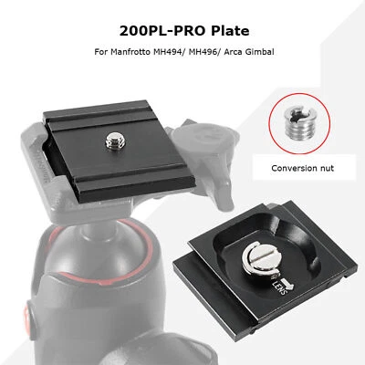 For ManFrotto MH494/ MH496/ Arca Gimbal 200PL-PRO Plate Kit Board Parts