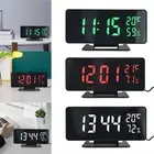 Digital Alarm Clock Ornament Electric Clocks Night Light Date Display Home Decor