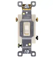 GE home electrical 42480 3-Way Toggle Switch, Light Almond