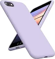 OTOFLY Silicone Case for iPhone SE 2022/2020/8/7, Military Grade Drop Protection, Shockproof Protective Slim Thin Cover 4.7-Inch, Cloud Mauve