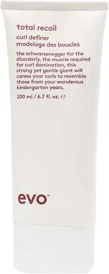 Evo Total Recoil Curl Definer - Strong Hold Defining Cream - Enhances Natural...