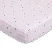 Petunia Pickle Bottom Dreaming in Dax Baby Girl Fitted Crib Sheet only