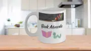 Book Advocate mug, banned books week, celebrate reading, librarian teacher gift