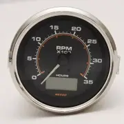 Beede Zamboni 545 Automotive Tachometer Gauge w/ Hour Meter 7K-7729A