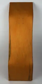 Skateboard Deck Blank Uncut 10" x 34" w 14.25 Wheelbase Pre Drilled Orange Stain
