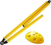 STARTIST Football Agility Training Poles Folding Multifunctional Professional Soccer Agility Pole Set Obstacle for Outdoor Activity