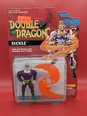 Rare Vintage Tyco Double Dragon Sickle Action Figure 1993 New On Mint Card A6