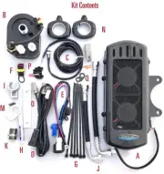 UltraCool Black Oil Cooler Kit 01-17 Harley-Davidson Softail FLST & FXST