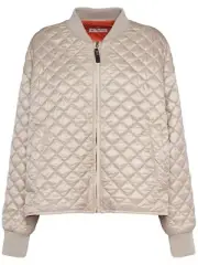 MAX MARA Licia $1190 Hazelnut Brown Reversible Bomber Jacket New & Authentic