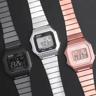 【WANgT】CASIO 卡西歐 經典復古中性不銹鋼電子錶B650WD-1ADF