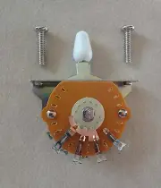 3 WAY LEVER BLADE SWITCH US RETRO STRAT STYLE by MIGHTY MITE for Electric Guitar