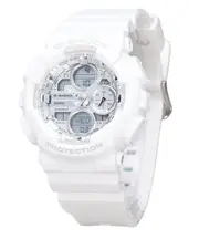 Casio G-SHOCK Analog-Digital Bio Based White Resin GMA-S140VA-7A Ladies Watch