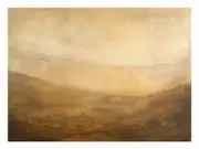Abstract Landscape Hill Canvas Print Wall Art