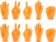 10 Pcs Tiny Hands Finger Puppets Mini Hands Little Middle Finger Hands Mini Rea