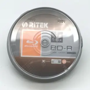 錸德 RITEK blu-ray BD-R 6X 10片桶裝 光碟 BD 藍光片 空白光碟片