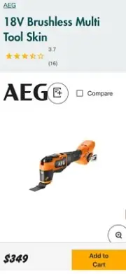 AEG 18V Cordless Multi-Tool A18MT0 + Kit Skin/Console Only $349+ NEW FREEPOST!
