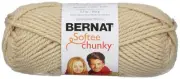 3 Pack Bernat Softee Chunky Yarn-Linen 161128-28021