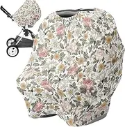 Car Seat Cover Baby | Breathable Breastfeeding Cover - Breathable Nursing Cover, Portable Car Seat Cover for Babies, Stroller Canopy Cover for Summer