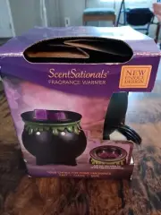 Halloween Decor fragrance warmer. Witches cauldron Bubble Bubble