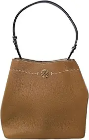 [Tory Burch] 151001 Felix Tiger's Eye Tan With Gold Hardware Women's Satchel Bag, Tan, Medium