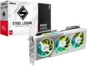 ASRock AMD Radeon RX 9070 XT Steel Legend 16GB GDDR6 PCIe 5.0 Graphics Card ⚡New