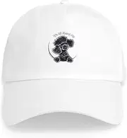 [CafePress] Black Poodle IAAM Full Cap Adjustable Baseball Cap