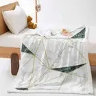 Geometry Shape Nice Stone 3D Warm Plush Fleece Blanket Picnic Sofa Couch