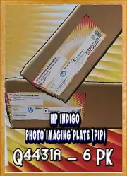 HP Indigo Printing Imaging Plate PIP Q4431A - 7000/7500/7800 WS6000/7000 - 6 PK
