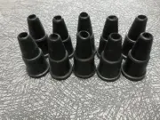 Universal Ignition Spark Plug Wire Coil end Socket style Boot Straight lot of 10