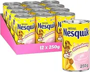 NESTLÉ NESQUIK Strawberry Flavoured Milk Drink 3kg, 12x250g Pack