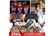 55000+ 4K HDMI Pre-Loaded Retro Game Stick Console 2X Wireless Controller Video
