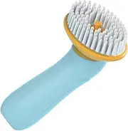 Convenient Pet Bath Brush Multi Functional Brush for Dogs and Cats Blue for Bathing and Grooming Soft Bristles for Comfortable Cleaning and Relaxation