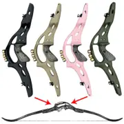 19" ILF Recurve Bow Riser Takedown Brass Weight American Hunting Bow Handle