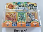 Skylanders Giants 3 Pack - Eruptor, Stealth Elf, and Terrafin Sealed NEW