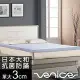 Venice 日本防蹣抗菌3cm全記憶床墊-單大3.5尺(贈收納袋)