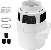 VIWINVELA 3-in-1 Indoor Dryer Vent Kit - Dryer Lint Trap Filter Bucket - White