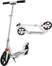 Non-Electric Adult Scooter,Foldable Kick Scooter Two Wheel Scooter,Professional Folding Scooter,City Scooter,Pedal Scooter,Height Adjustable for Kids Teens Adults