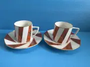 Lanchetti Milan Cup Saucer Coffee Tea Pair